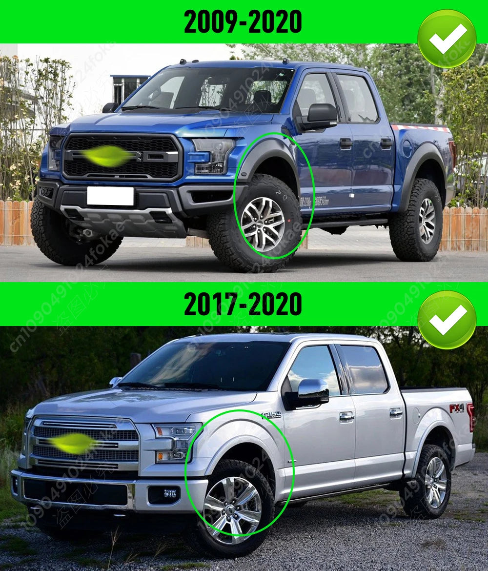 Mud Flaps Splash Guards for Ford F-150 2009–2020 (Front & Rear)