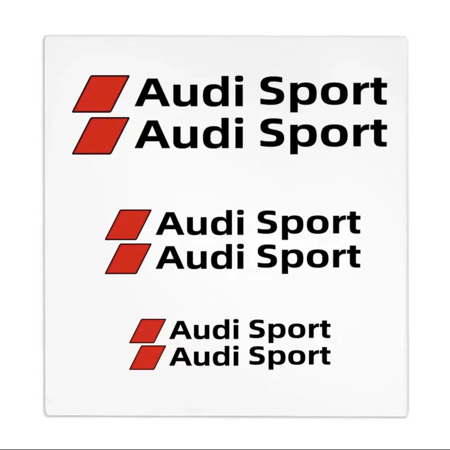 Brake Caliper Decals — Heat-Resistant Waterproof Stickers (6-Pack)