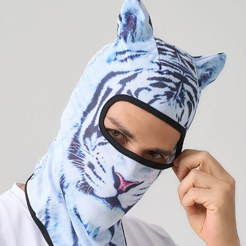 3D Cat Face Balaclava, Cute Animal Ski Mask