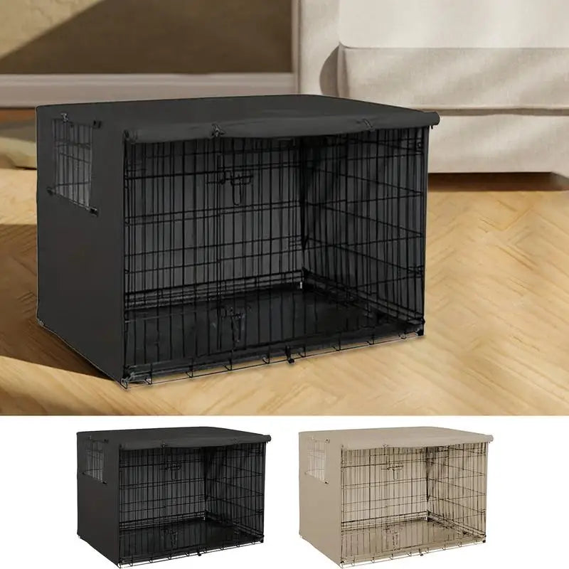 Waterproof Oxford Kennel Cover - Universal Crate Fit