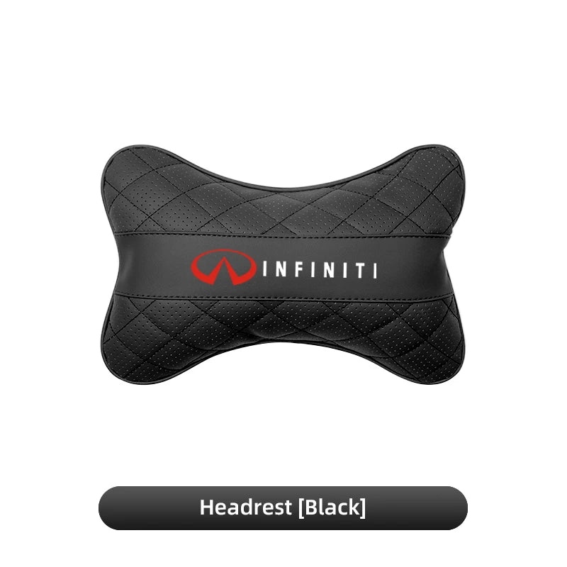 Car Seat Neck Pillow Headrest Lumbar Waist Support Cushion For Infiniti QX55 QX50 QX60 QX80 Q50 Q70L Q60 Q30 Q70 QX70 QX30 FX37