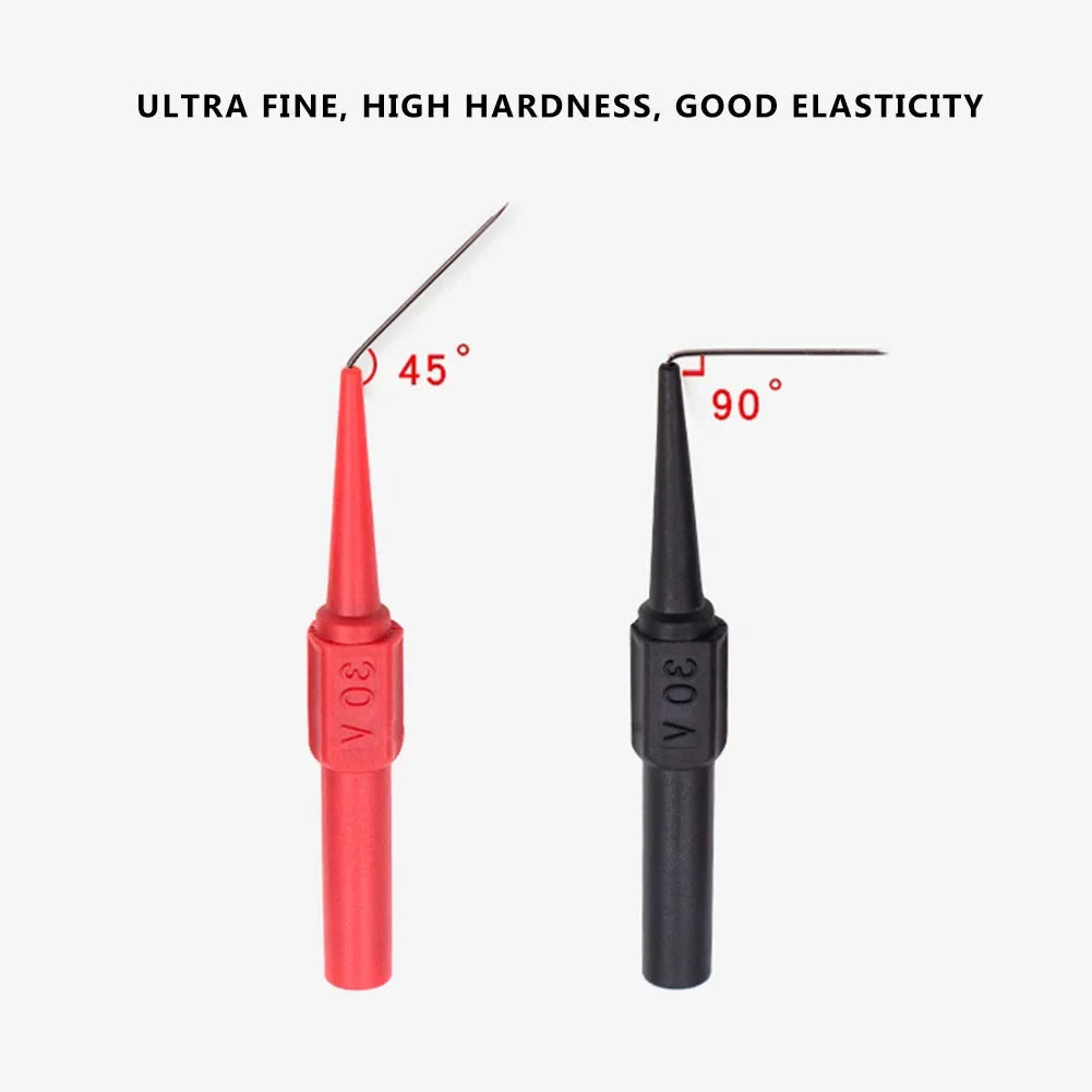 10Pcs Diagnostic Tools Multimeter Test Lead Extention Back Piercing Needle Tip Probes Autotools Automotive Kit Machine 0.7MM