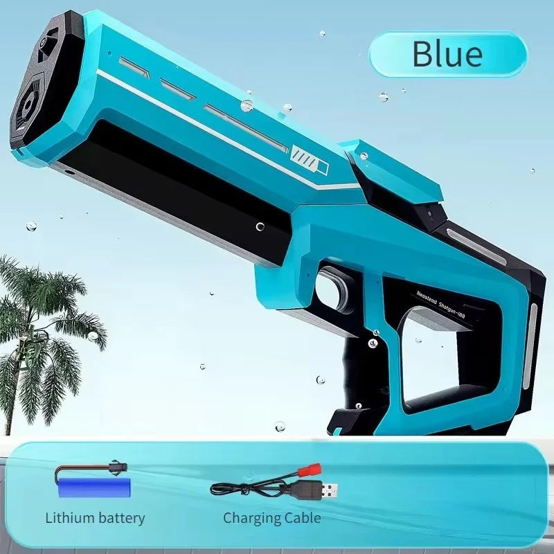 42cm Electric Water Gun — High-Pressure Auto-Absorb Pool Blaster