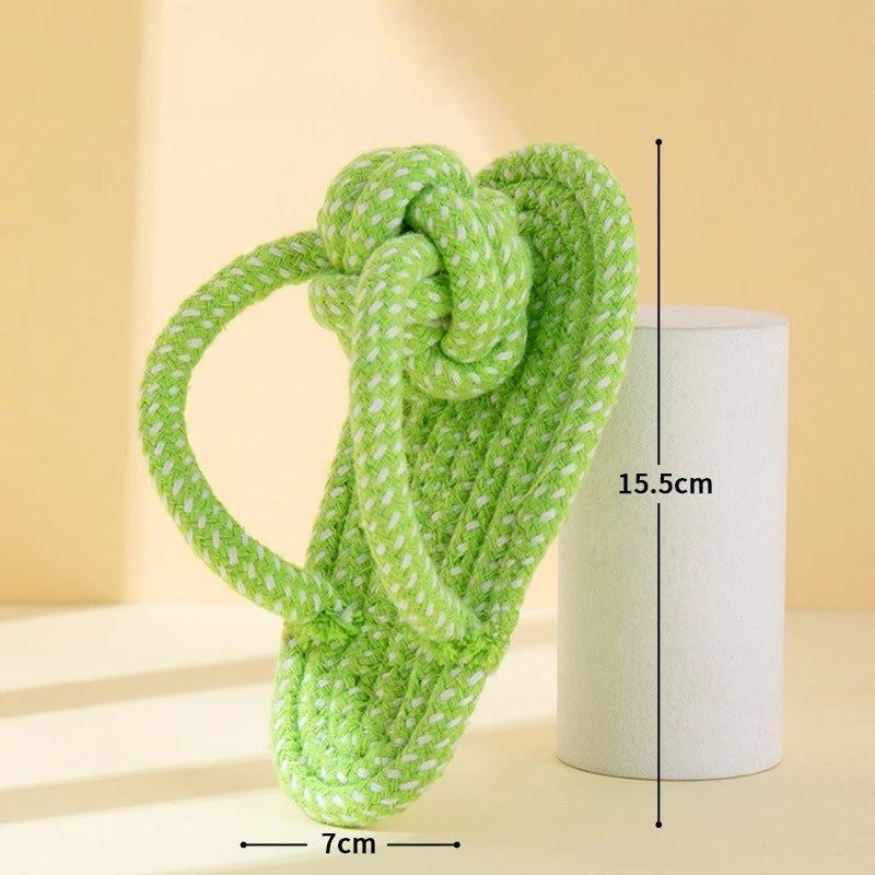 Knotted Rope Ball Dog Toy - Tug & Teeth Cleaning – photo 8
