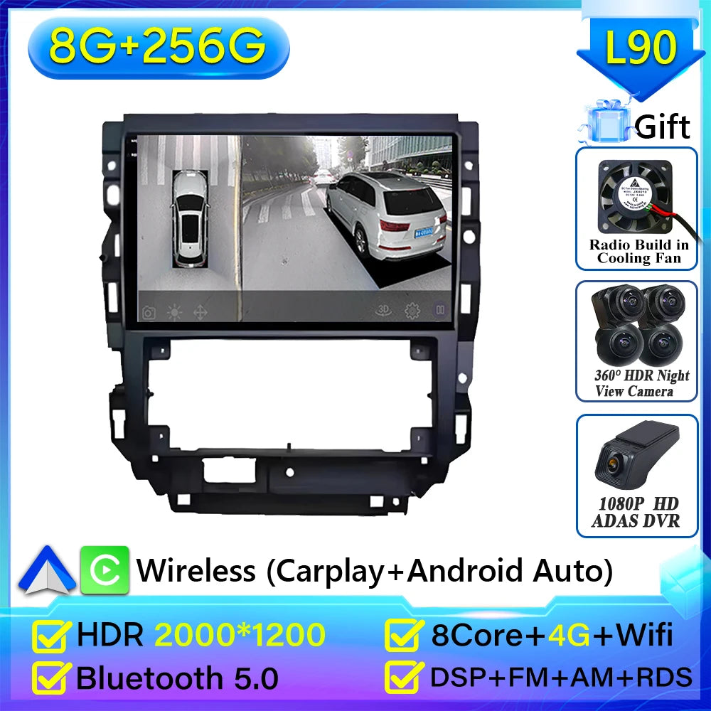Android 16 For Volkswagen Golf 4 Mk4 Jetta 2004 - 2008 Car Radio Carplay Multimedia Player GPS Navigation Wifi Video Stereo 2din