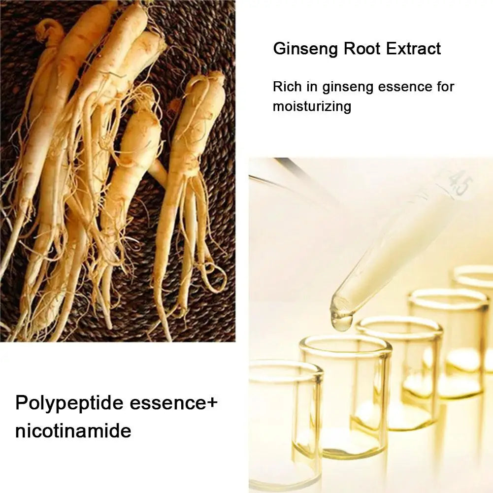 Ginseng Gold Polypeptide Essence Anti-Wrinkle Moisturizing Face Serum Deep Nourishing Skin Care Brightening Firming Facial Care