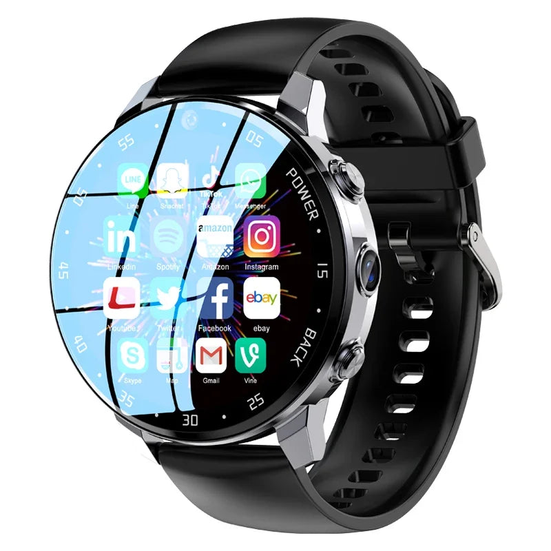 A3 Smartwatch for Men — 4G Android, GPS, 1.43-inch HD Screen, Fitness Tracking, 800mAh Battery