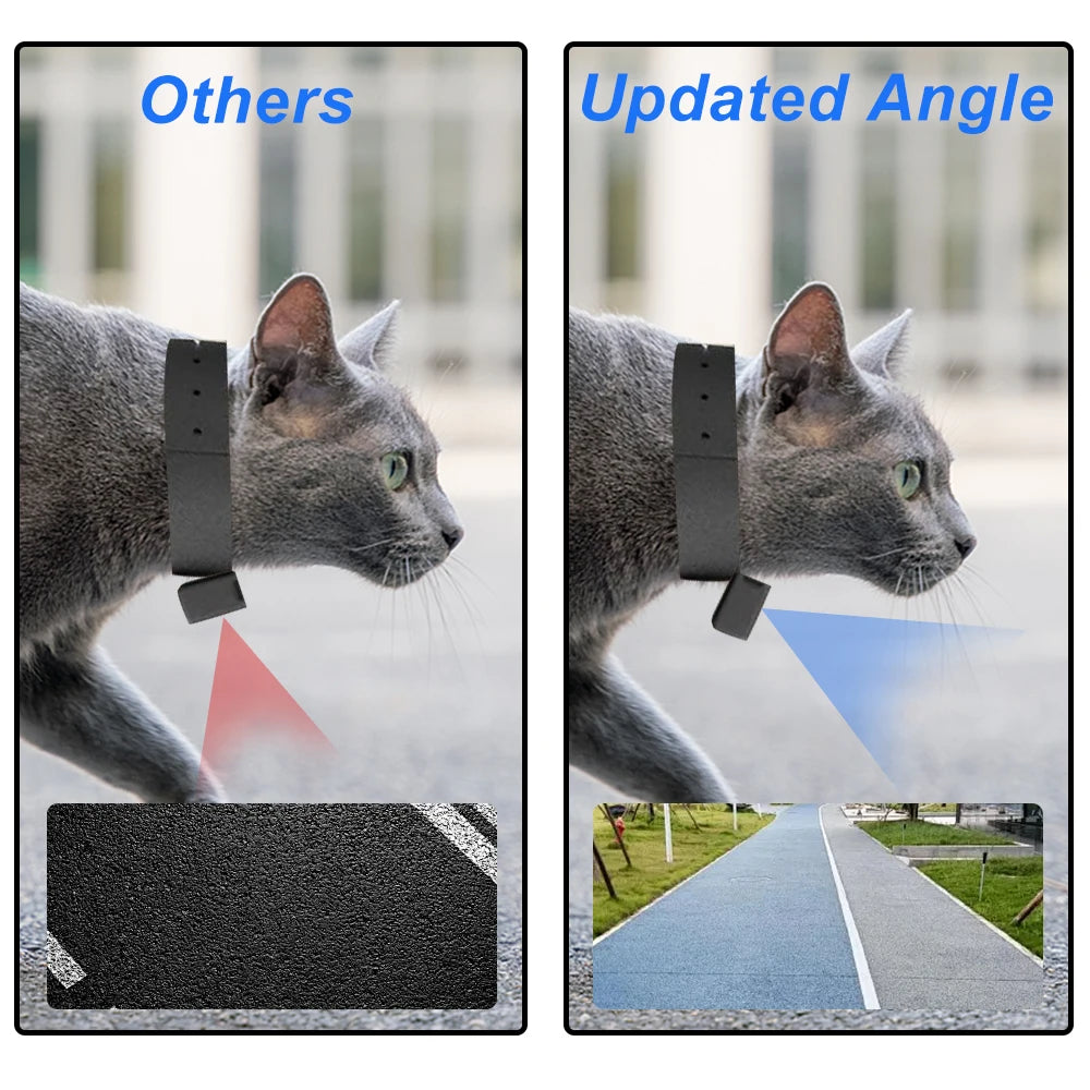 BORME 1080P Pet Collar Camera — No WiFi Needed, for Dogs & Cats