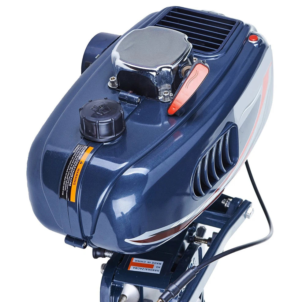 Water Cooled Two-Stroke 3.6HP Petrol Inflatable Fishing Kayak Boats Outboard Motor Assault Boat Canoeing Marine Engine Motors