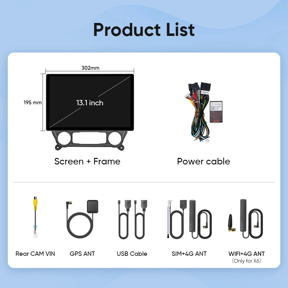 Ainavi 13.1 Inch For Chevrolet Silverado 2014 2015 2016 2017 2018 Car Radio Carplay Android Auto Multimedia Player 4G 2Din HDMI