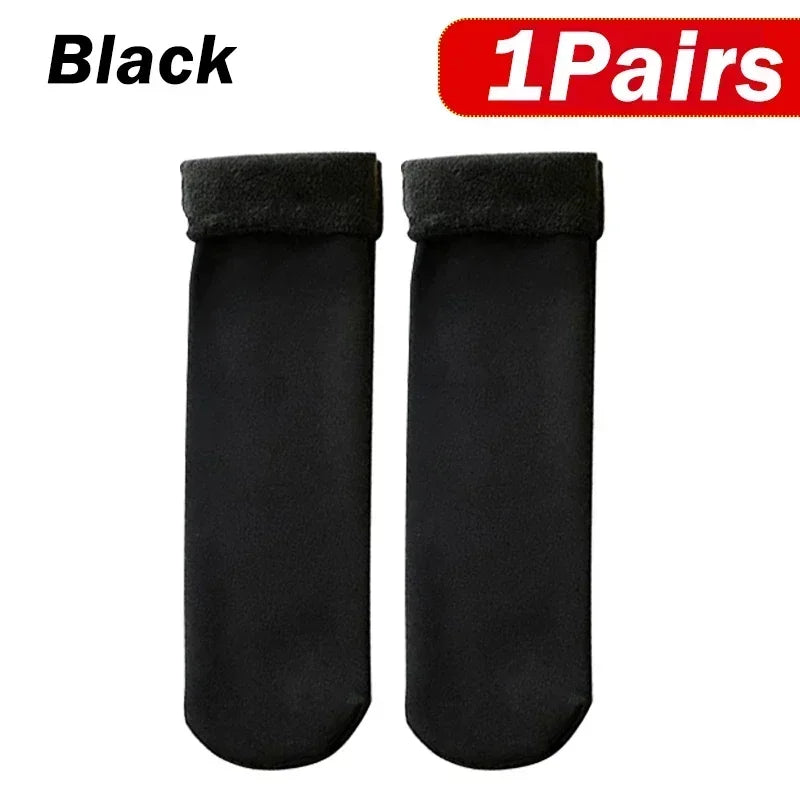 Women's Thermal Velvet Ankle Socks, Winter Warm Socks