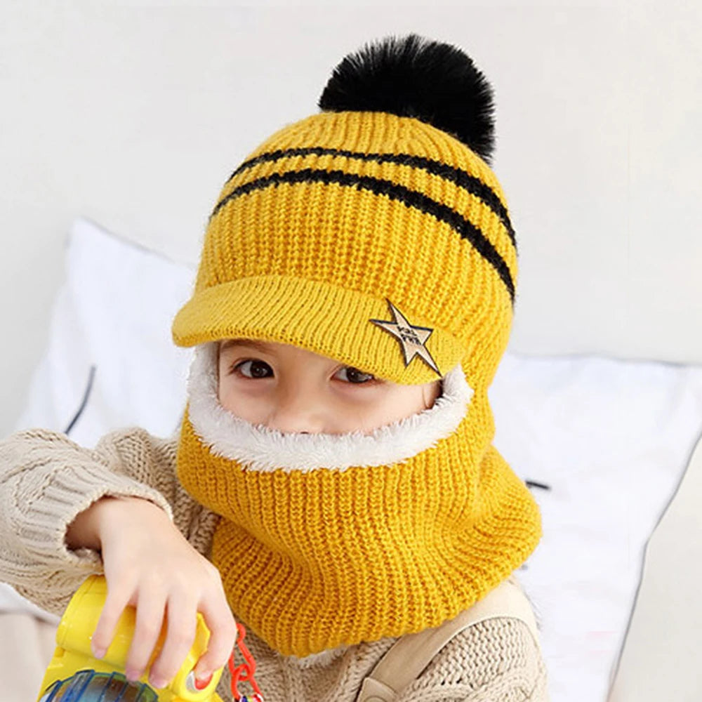 Kids Crochet Hat and Scarf Set - Soft Knit Beanie, 2-8 Years - photo 5