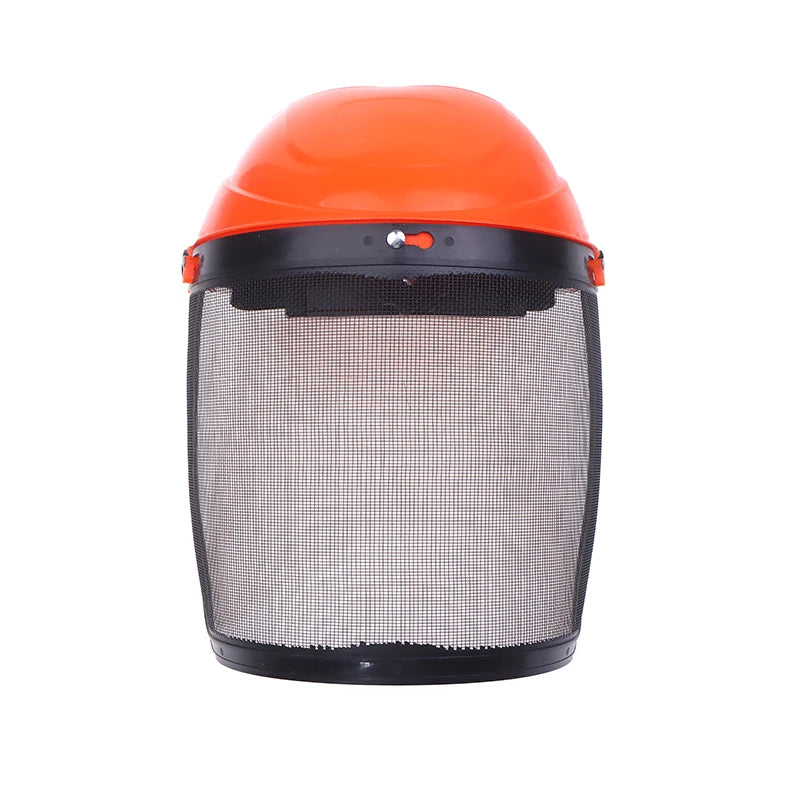1PC Garden Grass Trimmer Safety Helmet Hat with Full Face Mesh Protective Mask for Logging Brush Cutter Forestry Protection