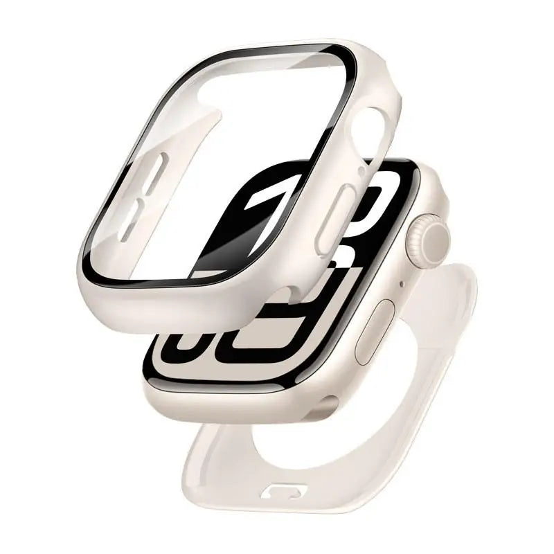 360 Full Waterproof Case Tempered Glass Protection for Apple Watch 46mm 45mm 44mm 41mm 40mm 42mm IWatch Series 11 10 9 8 7 SE 3