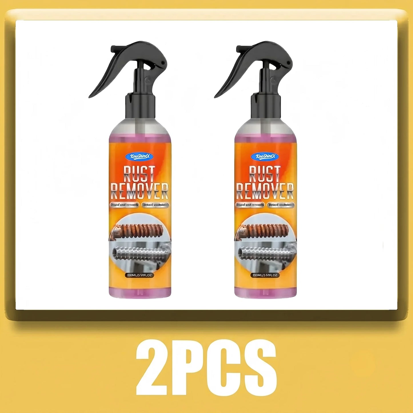 Multi-use auto rust remover used for rust removal supplying protective coat on car brake parts metal surface 1/3PCS