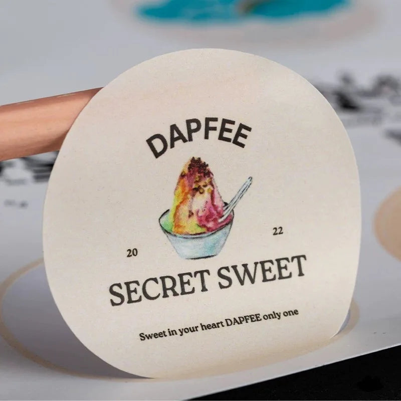 500PCS Custom Stickers and Customized Logo Wedding Baptism Stickers Design Your Own Logo Stickers Personalize Stickers
