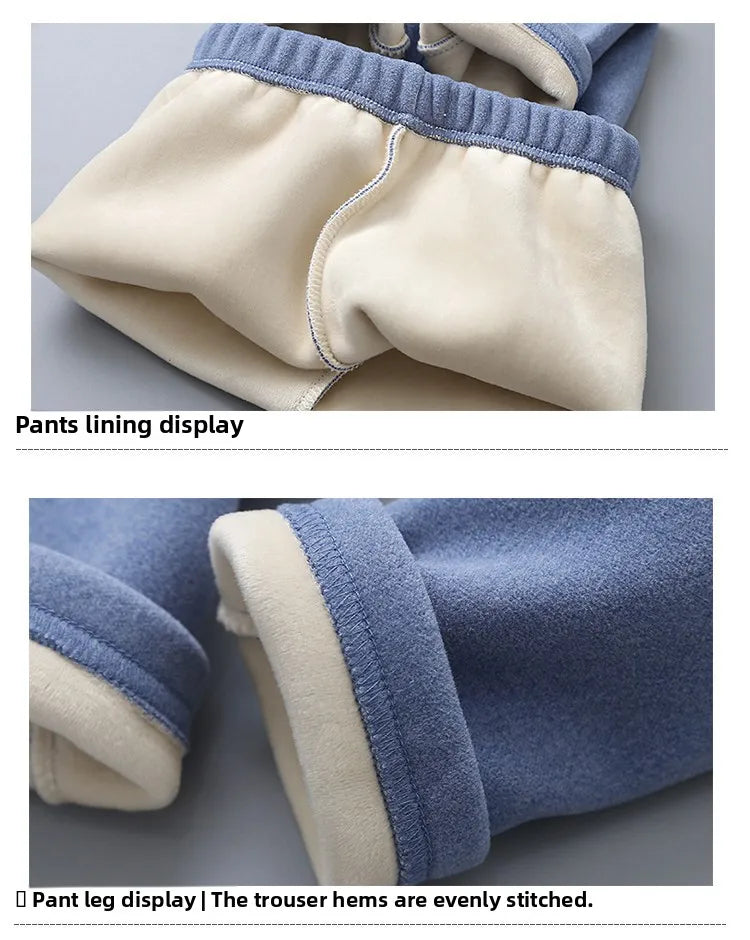 Kids Fleece-Lined Thermal Set - Warm Two-Piece Winter Pajamas - photo 6