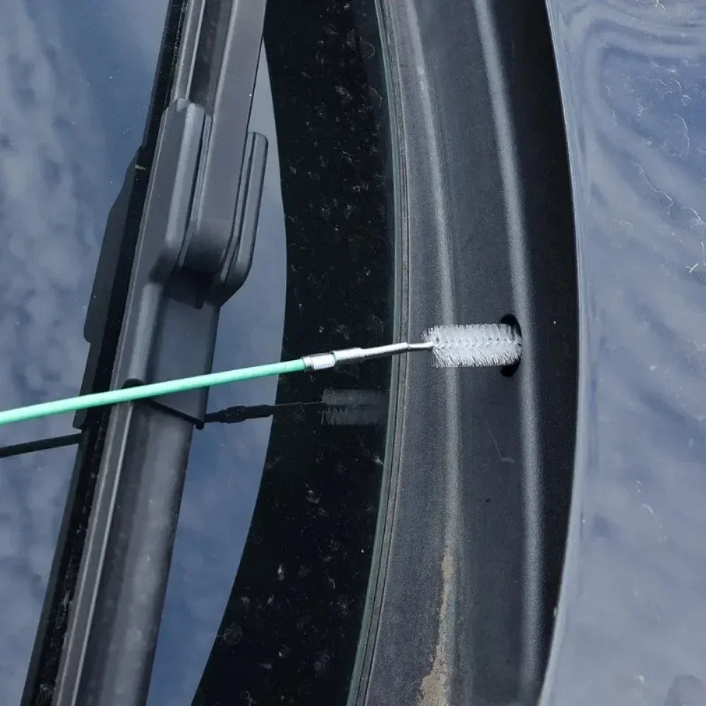 3m Drain Hole Cleaning Brush Flexible Car Drain Dredge Sunroof Cleaning Scrub Brush Tool Accessories Skylight Drain Pipe Brush