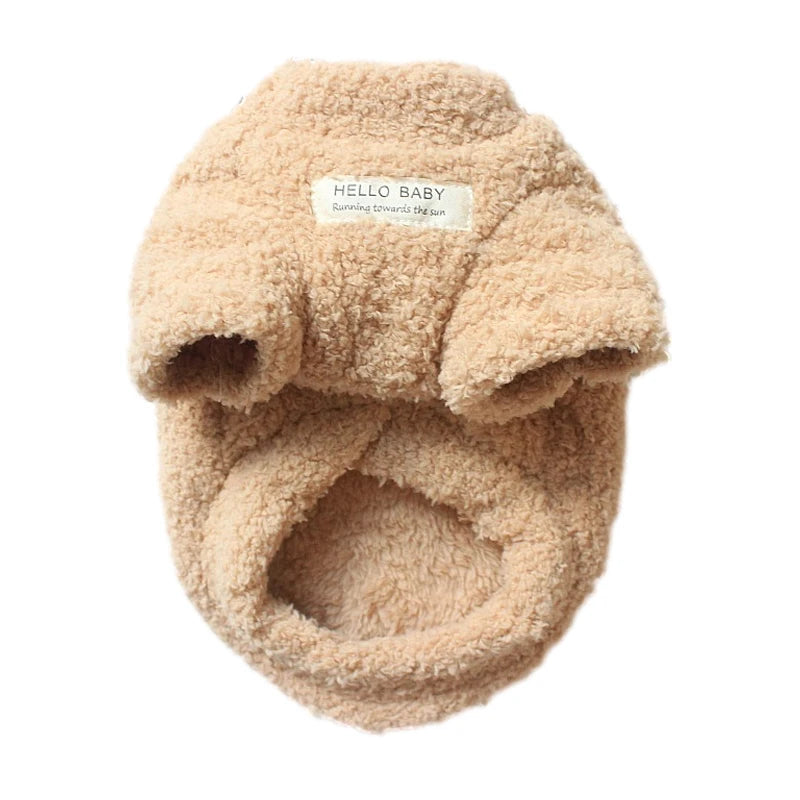 Plush Winter Dog Sweater Coat - Soft Jacket for Small Dogs and Cats - photo 11