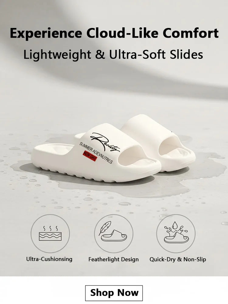 Lightweight EVA Indoor/Outdoor Slippers - Soft Comfort Slides