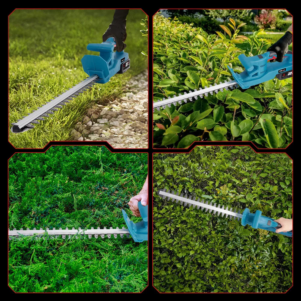 ONEVAN Cordless Hedge Trimmer – Brushless 20" Pruning Saw Compatible with Makita Battery (Battery Not Included)
