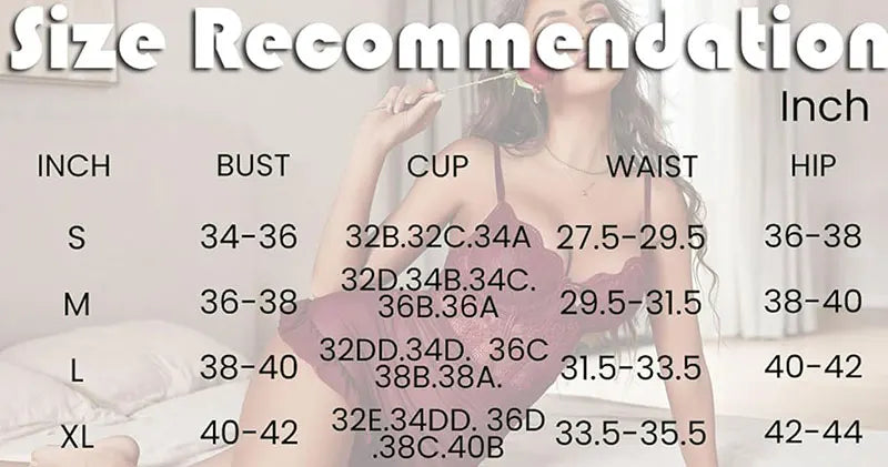 Transparent Lace Bra & Thong Set – Sexy Underwire Push-Up Lingerie for Women