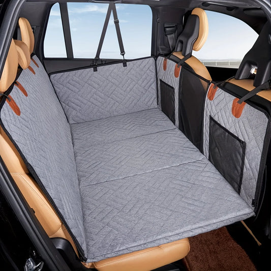 Waterproof Dog Car Seat Cover — Nonslip Scratch-Proof Pet Hammock Protector