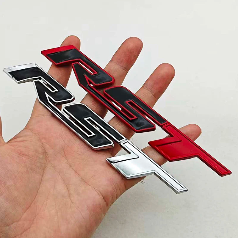 3D Metal Car Sticker Logo RST Emblem Fender Side Rear Trunk Badge For Chevrolet Silverado Tahoe Suburban Traverse Accessories