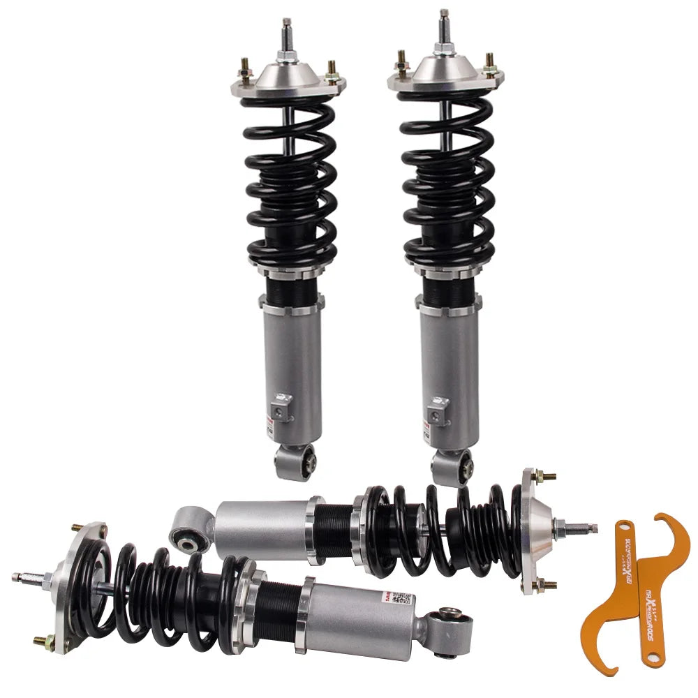24 Way Adjustable Damper Coilover For Mazda MX-5 NA NB Convertible 1.8 1.6L NA8C Coilovers Suspension Shocks Spring Struts