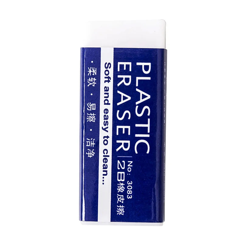 Soft 2B Pencil Eraser – Smooth Correction Tool for Art Sketch Drawing, School Exam Writing Stationery Supplies for Students
