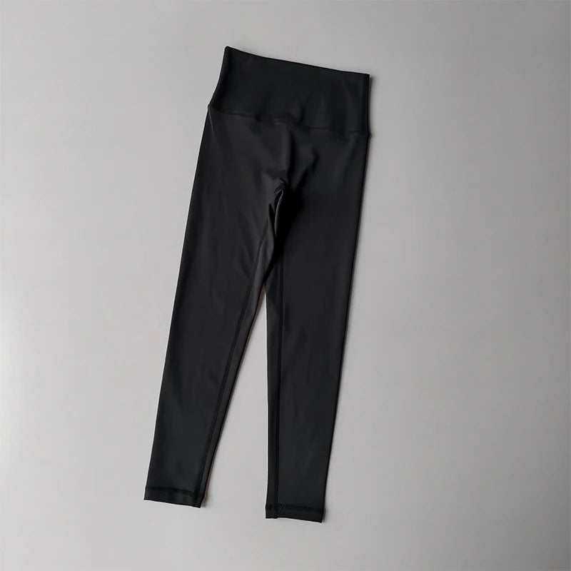 Women's Fleece Lined Workout Leggings - High Waisted Winter Yoga Pants - photo 5