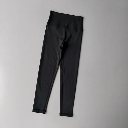 Women's Fleece Lined Workout Leggings - High Waisted Winter Yoga Pants - photo 5