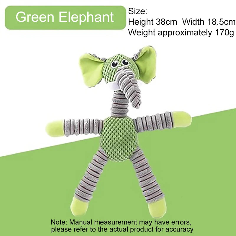 Soft Squeaker Plush Dog Toy - Interactive Puppy Toy – photo 6