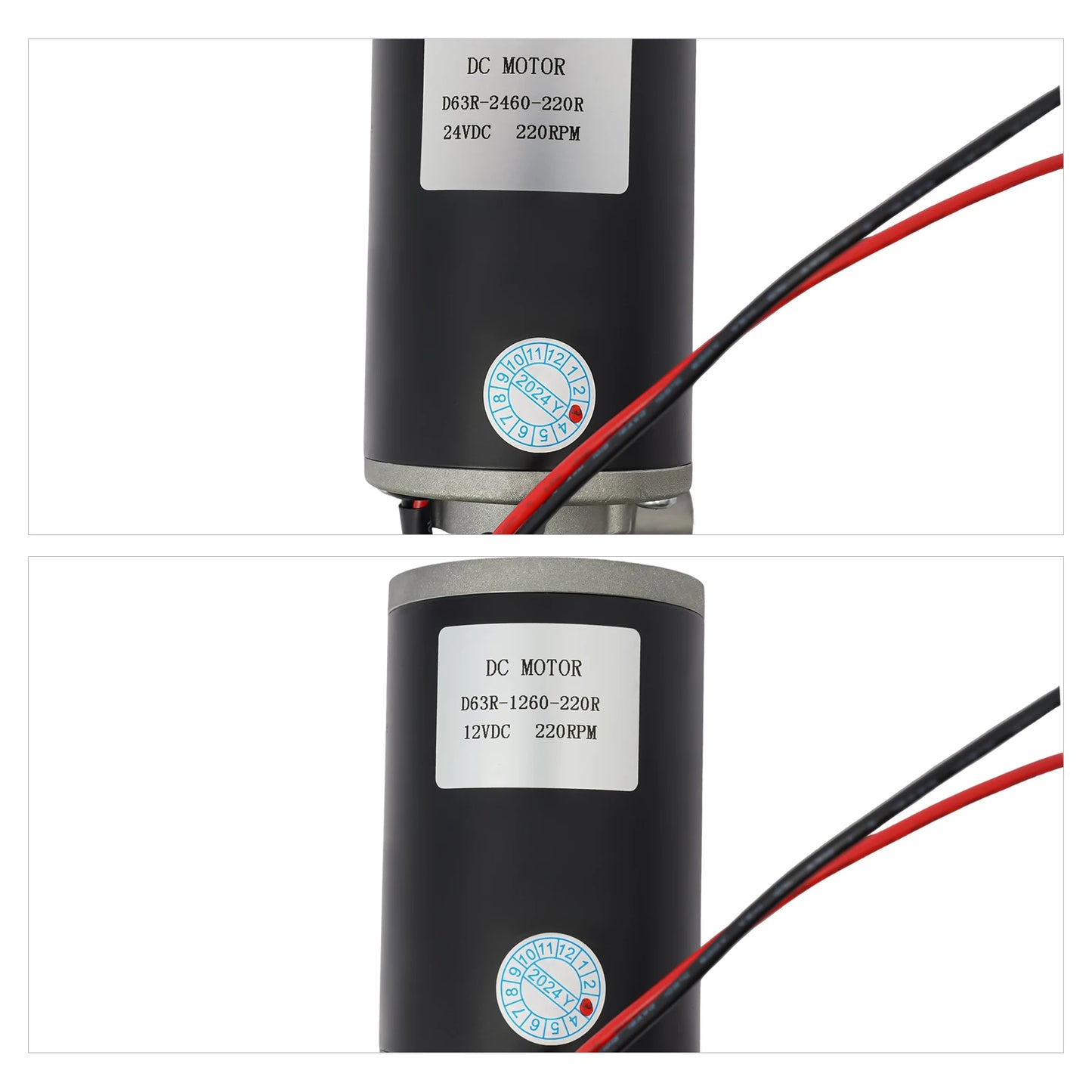 60W 12V/24V DC Geared Motor Electric Gear Motor Powerful Gear-Motor for Industrial Packaging, Printing, Textile
