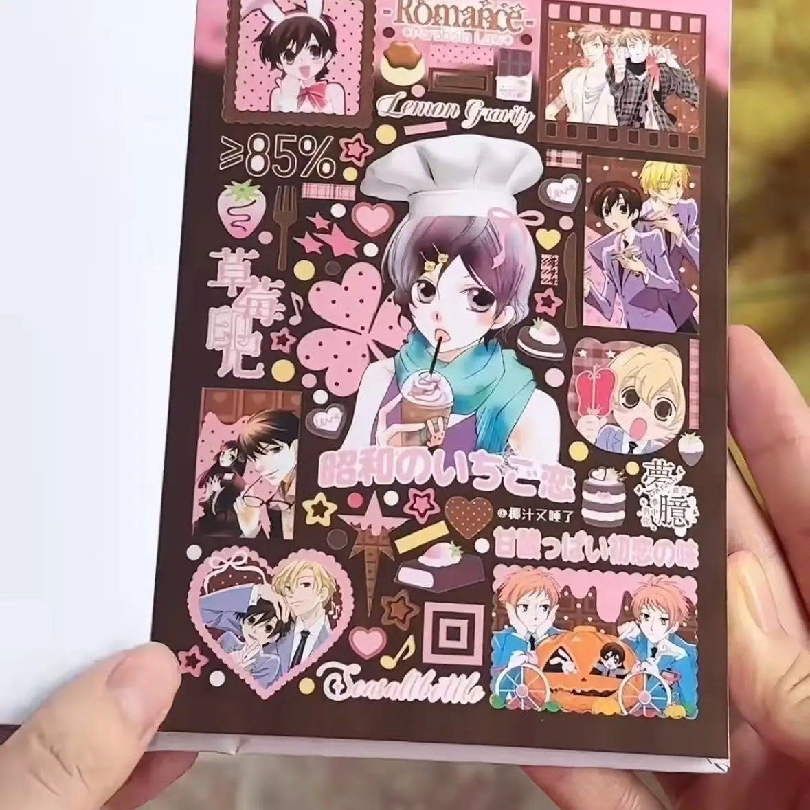 Japanese Magazine Sticker Cut Film Handbook Material Ancient Cute Sticker Book A Whole Huge Thick DIY Decorative Collage Gift S