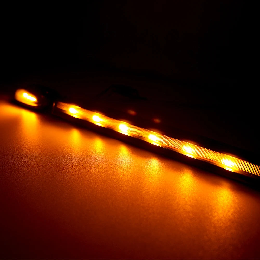 3PCS Smoke Cab Roof Running Amber Side Clearance Dome LED Lights For Chevy Silverado G/M C Sierra 07-13 Auto Warning Drving Lamp
