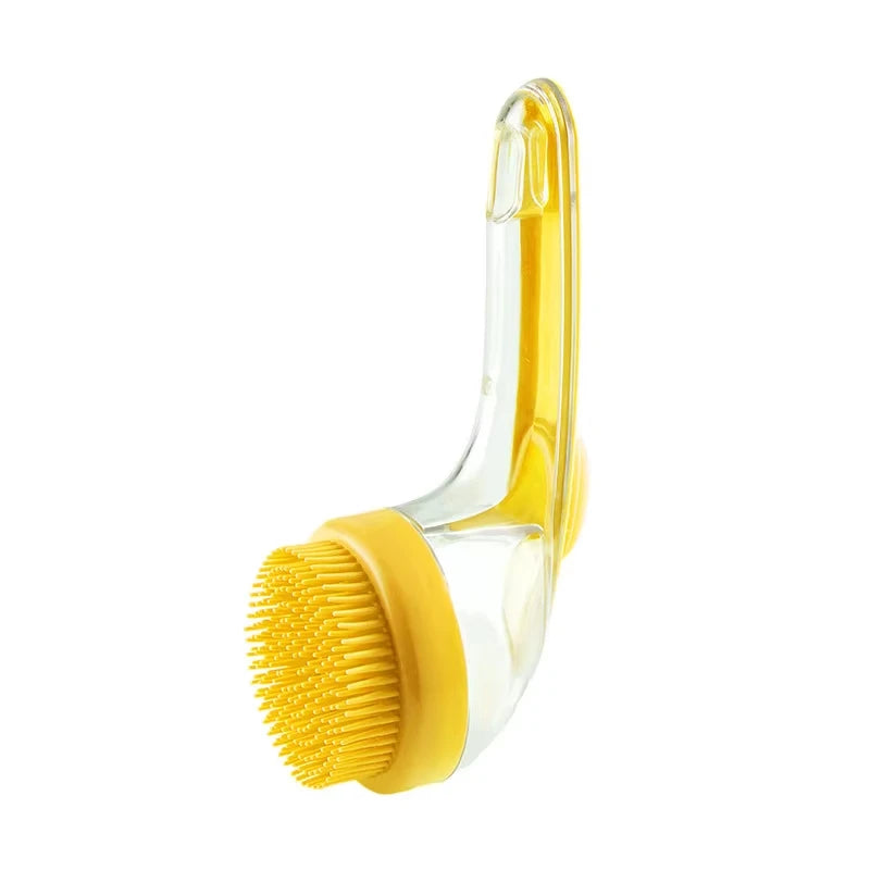 Long-Handle Pet Bath Brush - Soft Silicone Grooming Comb – photo 9