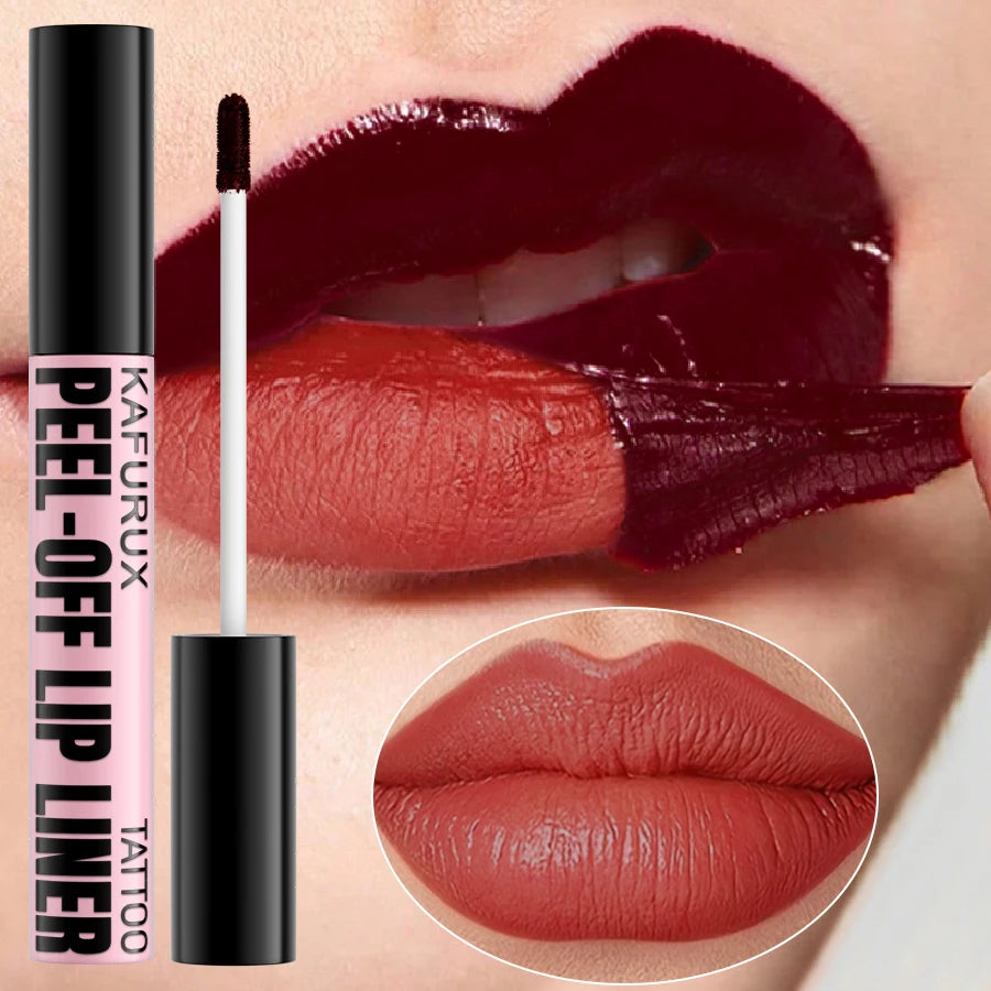 7 Colors Waterproof Peel Off Lip Stain - Long Lasting Lip Tint