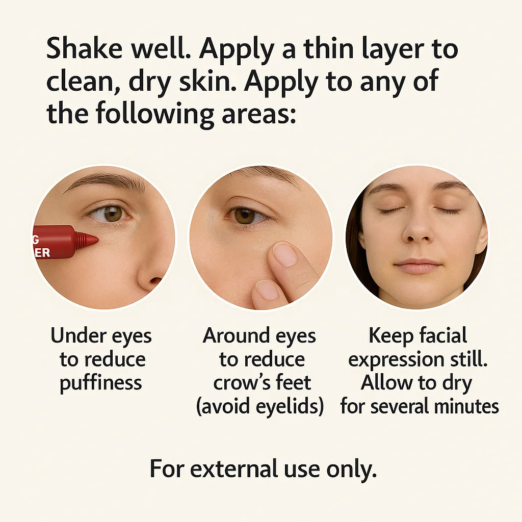 Eye Bag Firming Eraser Instant Eye Lift Treatment Instantly Tightens & Smooths Eye Bags for Women, 20ml, Christmas Gifts
