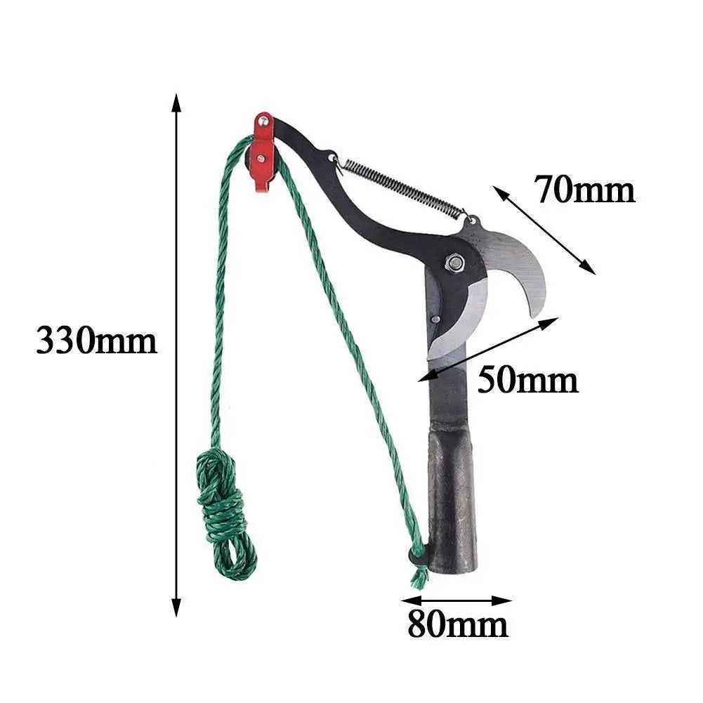 Telescopic High-Branch Pruning Scissors – Labor-Saving Fruit Picker & Shoot Trimmer for Trees