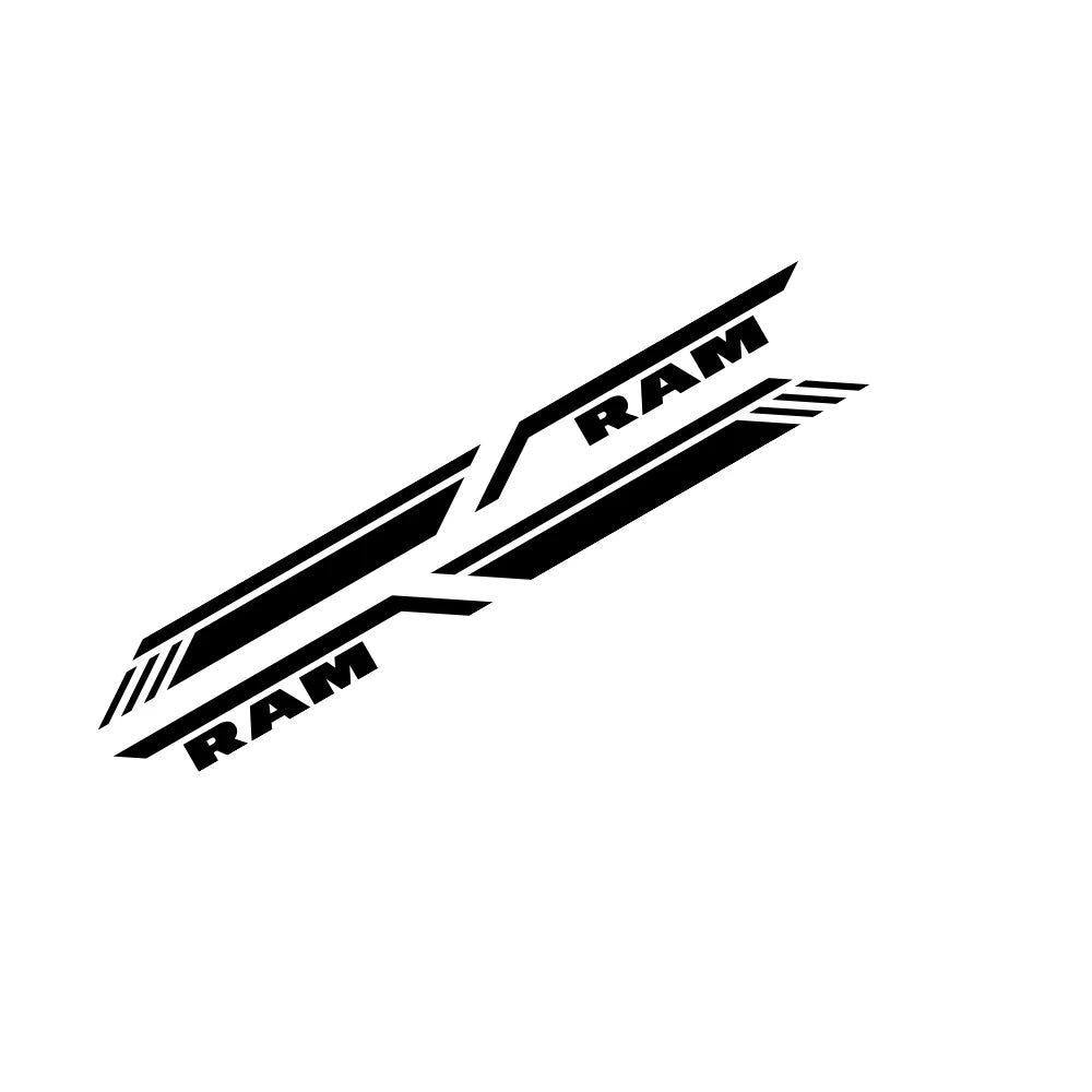 Pickup Bed Side Stripe Decal - Dodge Ram 1500/2500/3500 Rebel/TRX Style