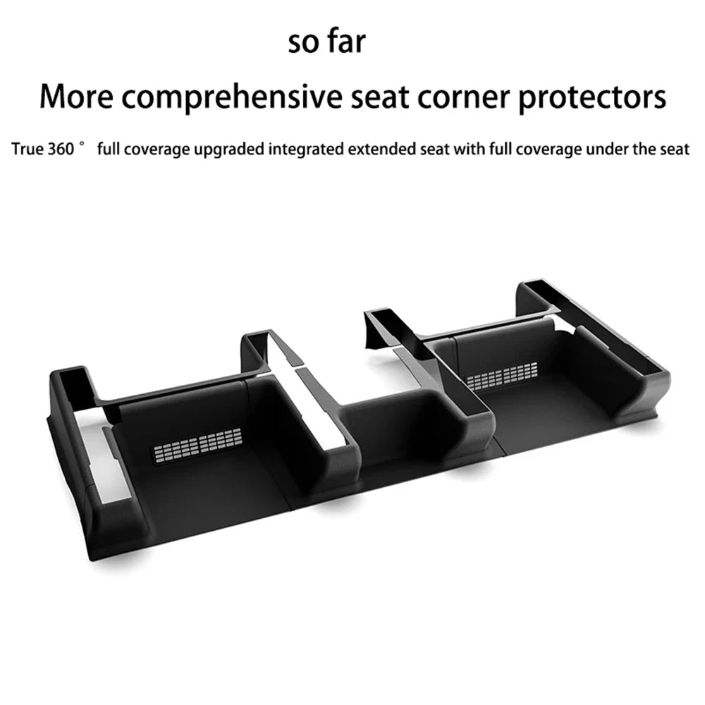 Underseat Original Flocking Anti-kick Protector Pad For Tesla Model Y Juniper 2026 2026 Under Seat Corner Guard Trim Accessories