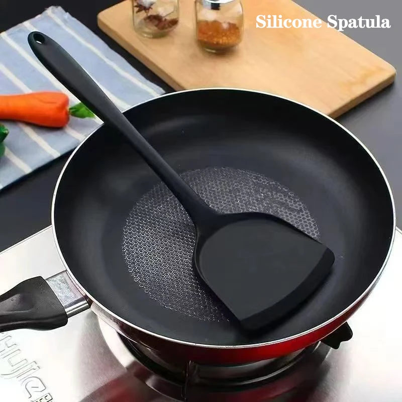 Small Silicone Kitchen Spatula - Scraper for Cooking and Mixing