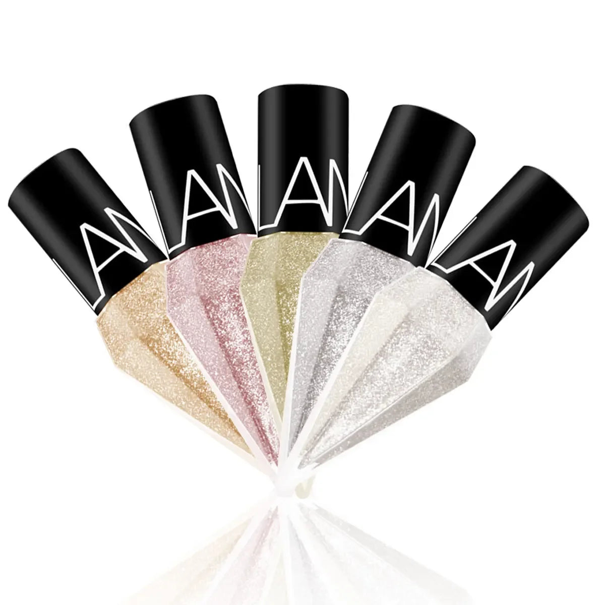 Shiny Eye Liners Pigment Silver Rose Gold Color Liquid Glitter eyeshadow Professional Eyeliner Beauty Cosmetics Makeup for Women