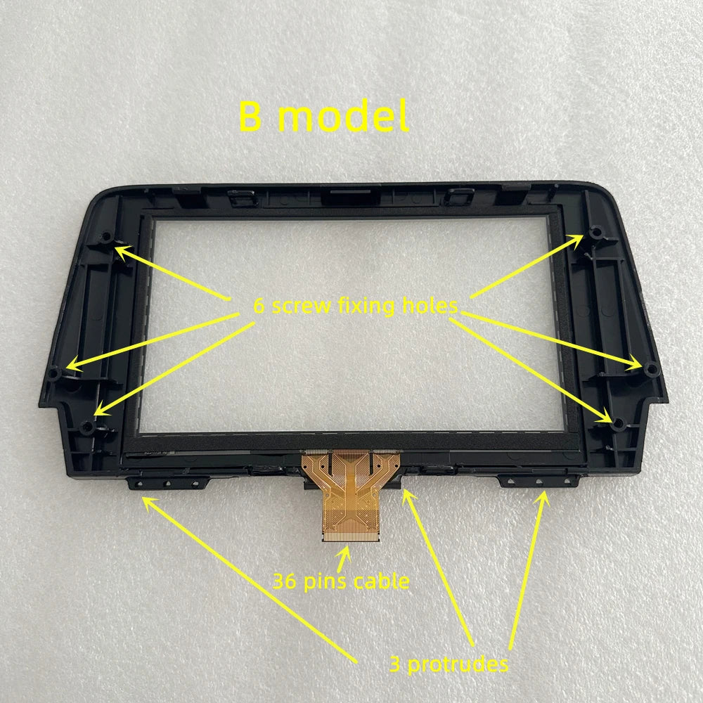 New 7 Inch Glass Touch Screen Panel Digitizer Lens Sensor For 2026-2026 Year Mazda 6 Car Radio DVD Player GPS Navigation