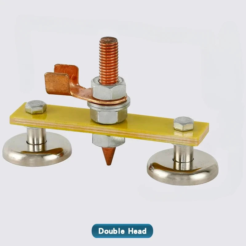 1pc Welding Magnet Head Magnetic Welding Ground Clamp Holder Fixture Strong Welder Sheet Metal Repair Machine Ground Wire Clamp