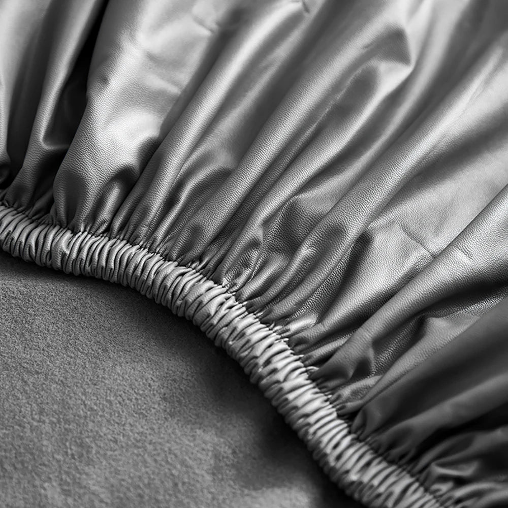 Waterproof PU Leather Sofa Seat Cushion Cover For Living Room Furniture Protector L Shape Corner Armchair Couch Slipcovers