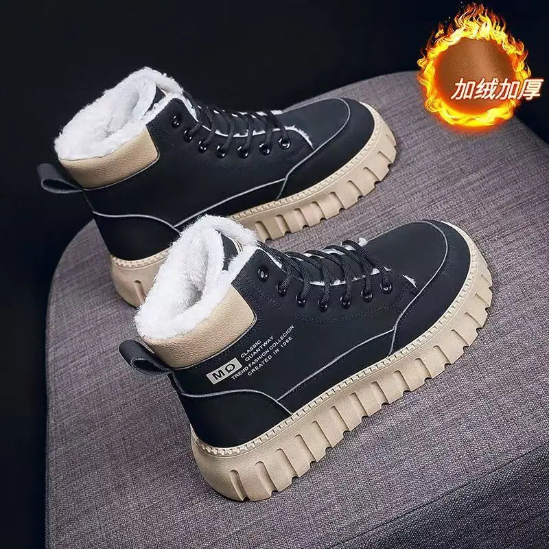 Women's Fur Lined High Top Snow Boots - Outdoor Hiking Winter Shoes - photo 7