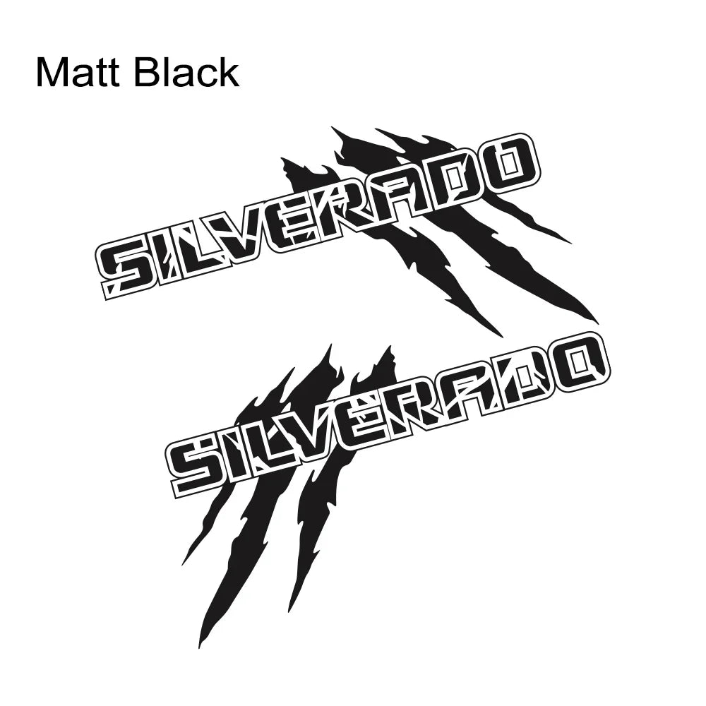 Car Sticker For Chevrolet Silverado 1500 2500 Z71 S10 Pickup Truck Bed Graphics Claw Styling Decor Cover Decal Auto Accessories
