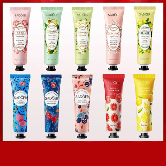 Fruity Floral Hand Cream 30g - Hydrating Hand Lotion for Dry Hands